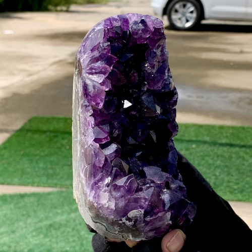 2.75LB Natural Amethyst geode quartz clustercrystal specimen Healing - 第 12/19 張圖片