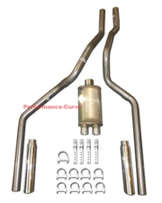 88-93 Chevrolet GMC Truck 4.3 5.0 5.7 Dual Exhaust Mandrel Bent w/ 14" MagnaFlow