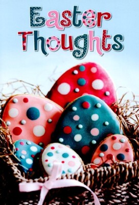 Easter Thoughts - Easter Greeting Card - 22880