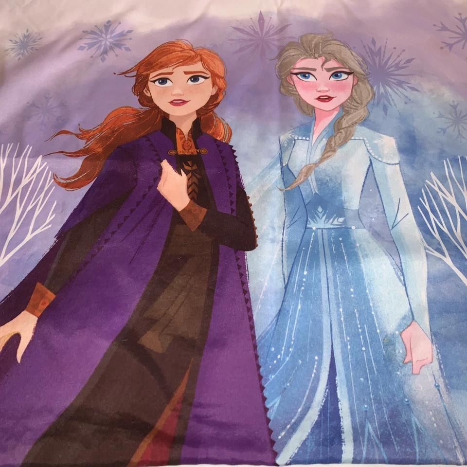 Funda de Almohada Estándar Disney Frozen Anna & Elsa Doble Cara Confía en tu viaje Foto 3 de 4