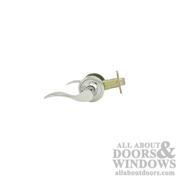 Weslock Bordea Left Hand Privacy Door Lever in Bright Chrome Handleset-image