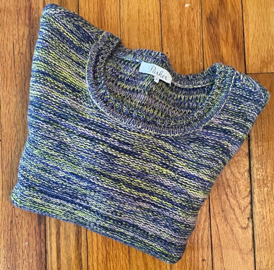 Suéter Parker Mujer Multicolor Manga Larga M Viscosa Nylon Algodón Cachemira Foto 2 de 4