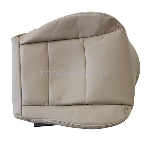 Fits 1998-2007 Toyota Land Cruiser Driver Bottom Leather Seat Cover Ivory Tan - Picture 7 of 15