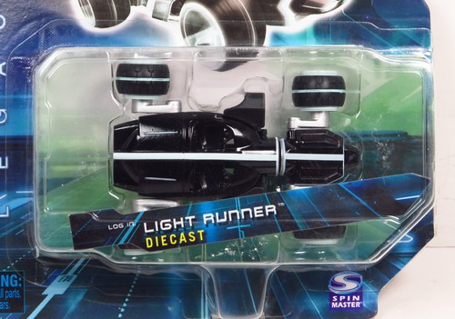 Spin Master Disney 2010 Tron Legacy Series 1 Light Runner Black Diecast - Picture 2 of 10