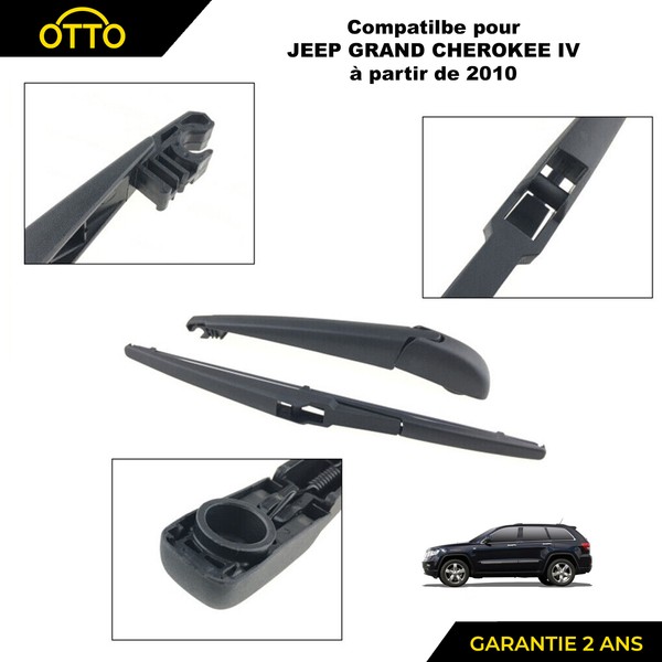 Partsline Wischerarm Heck Jeep Grand Cherokee IV Schwarz V6 4X4 Rhd/Lhd-image