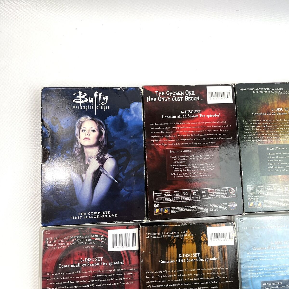 Buffy The Vampire Slayer Complete Series 1-7 DVD Set + The Buffy The Vampire Slayer Complete Series 1-7 DVD Set + The