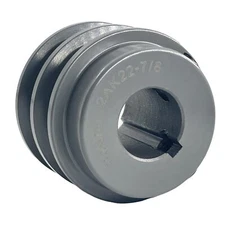 2AK22-7/8 Double Groove V Belt Pulley 7/8 inch bore 2.25" ODV Belt Sheaves Ca...
