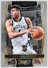 2016-17 Panini Select #39 Wade Baldwin IV Memphis Grizzlies
