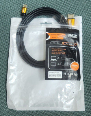 Lancom Premium HDMI Typ A auf Typ D High Speed 3m/10Ft. Vergoldetes Kabel - NEU