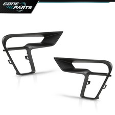 Front Fog Light Covers Bezels Left & Right Side Fit For 2018-2019 Ford Explorer