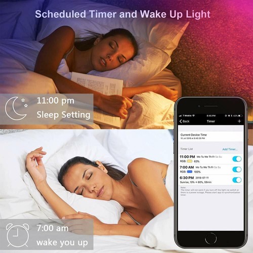 10M RGBW RGBWW LED Stripe Streifen Lichtband WiFi for Alexa Controller Netzteil - Bild 12 von 24
