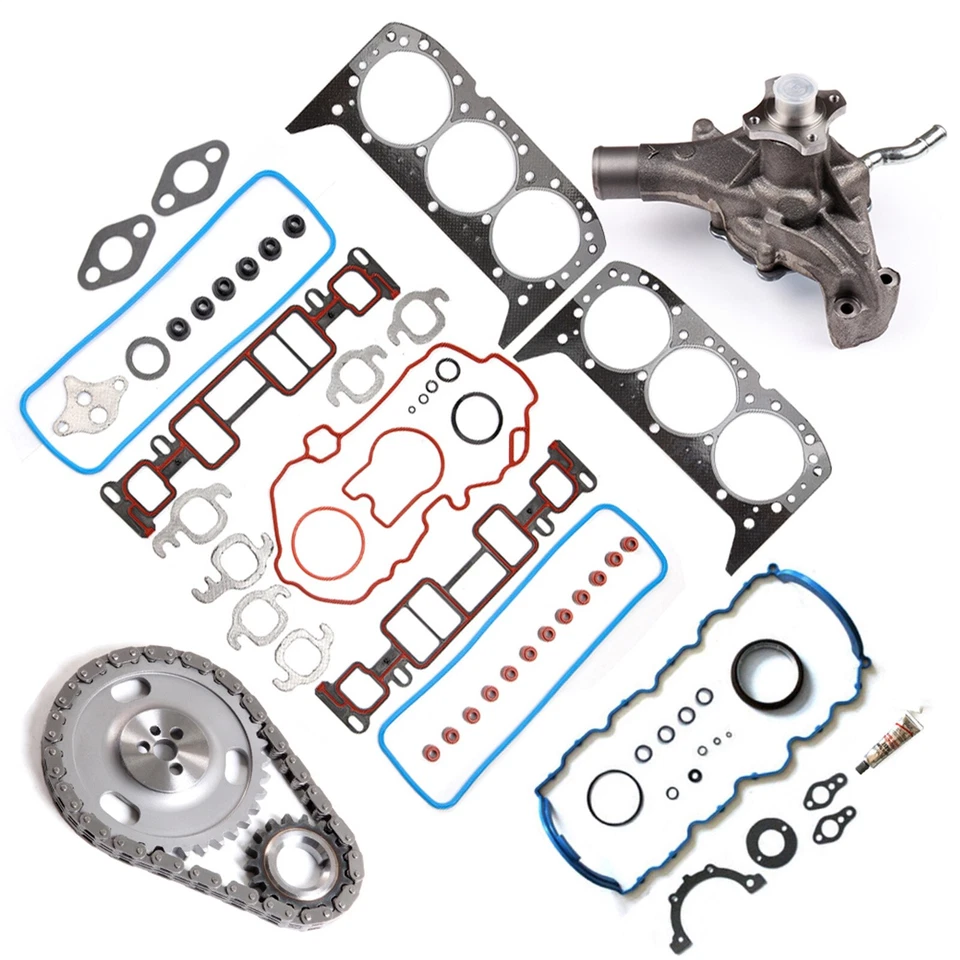 全垫圈套装定时链套件水泵适用于雪佛兰 Express 1500 2500 4.3L — 第 3/4 张图片