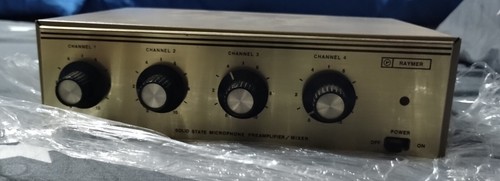 RAYMER 802-PMA SOLID STATE MICROPHONE PREAMP / MIXER - Picture 3 of 7