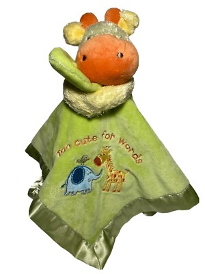 carter's giraffe security blanket