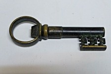 KEY SHAPE NOVELTY STEEL METAL CORK SCREW BOTTLE OPENER LARGE BRASS KEY