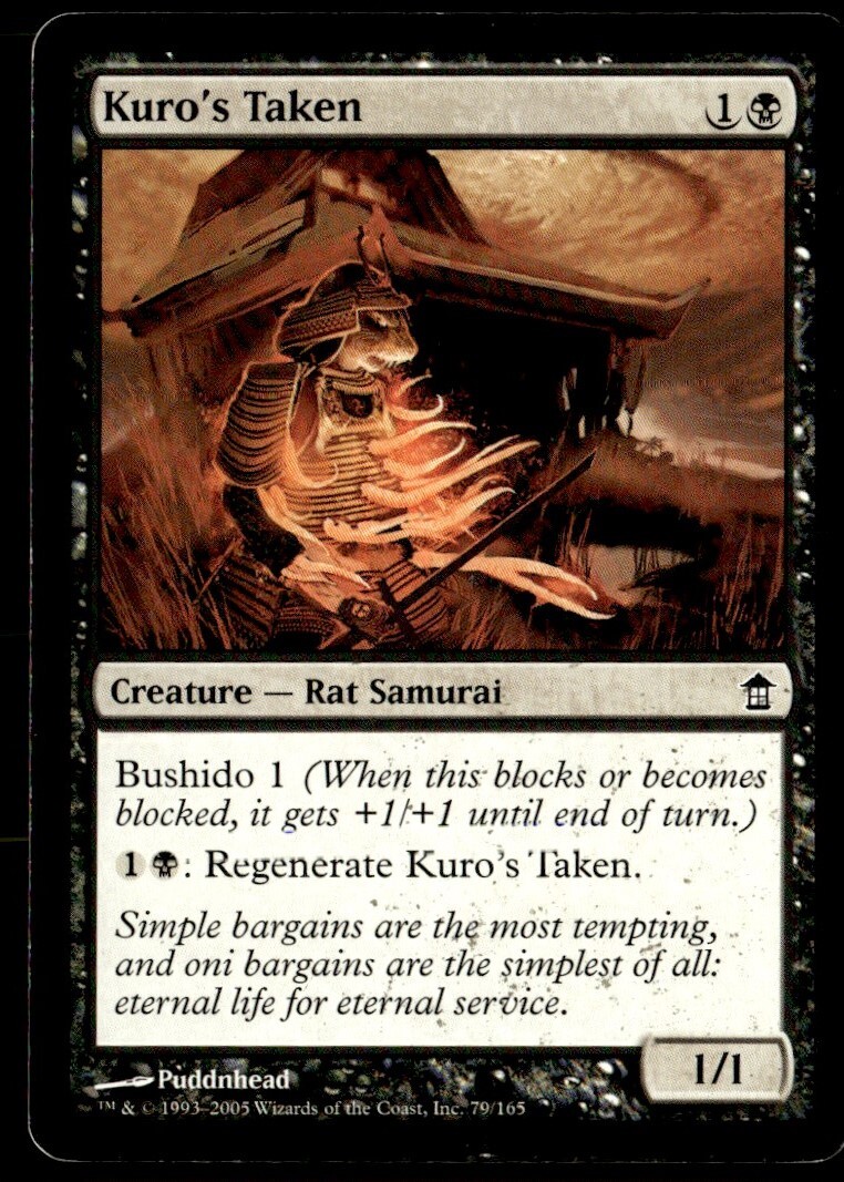 2005 Saviors of Kamigawa Kuro, Pitlord Duel_Deck/Rare #44