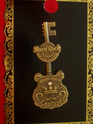 HRC Hard Rock Cafe Las Vegas 3D Rock Couture Guitar 2013 LE200