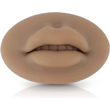 Realistic 3D Silicone Lips for PMU, Tattoos Practice - US Seller