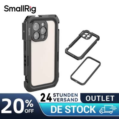 SmallRig Mobile Video Cage Basic Edition für iPhone 16 Pro Max mit T-Mount