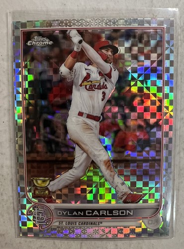 2022 Topps Chrome Dylan Carlson XFactor - Picture 1 of 2