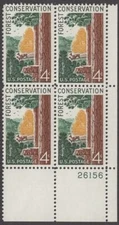 Scott # 1122 - US Plate Block Of 4 - Forest Conservation - MNH - 1958
