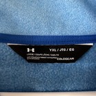 NEW! Under Armour Girls Size YXL Cold Gear 1/4 Snap Blue Pullover Fleece Jacket — photo 5