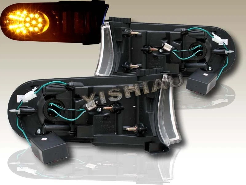 TOYOTA FJ CRUISER 2007-2014 LUCES DE SEÑALIZACIÓN DE ESQUINA LED NEGRAS Foto 2 de 2