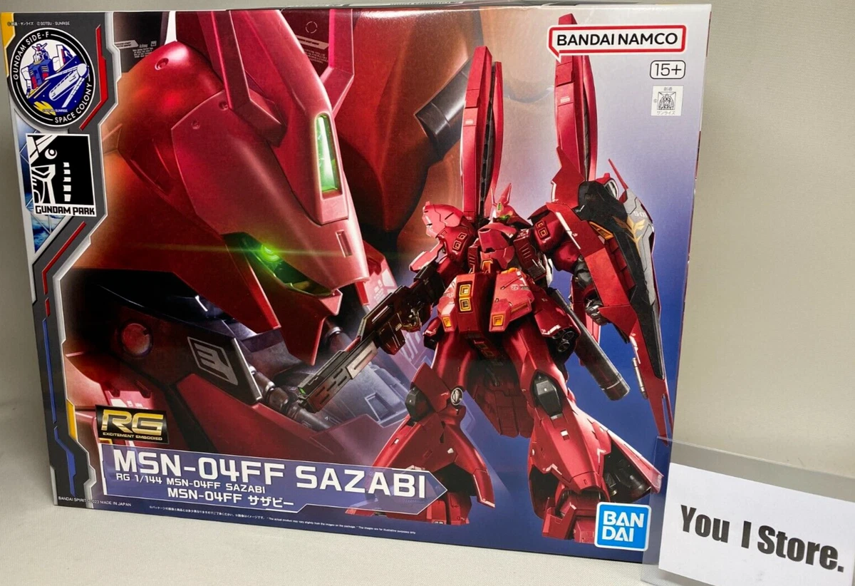 RG 1/144 MSN-04FF SAZABI Model Kit BANDAI Gundam Base SIDE-F 