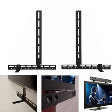 Adjustable Sound Bar Speaker TV Bracket Compatible With VESA Mount Holder 22LBS