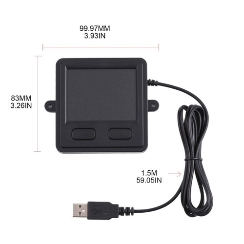TP03 USB Touchpad, Portable Trackpad for Laptop and Desktop User Black - Picture 8 of 8