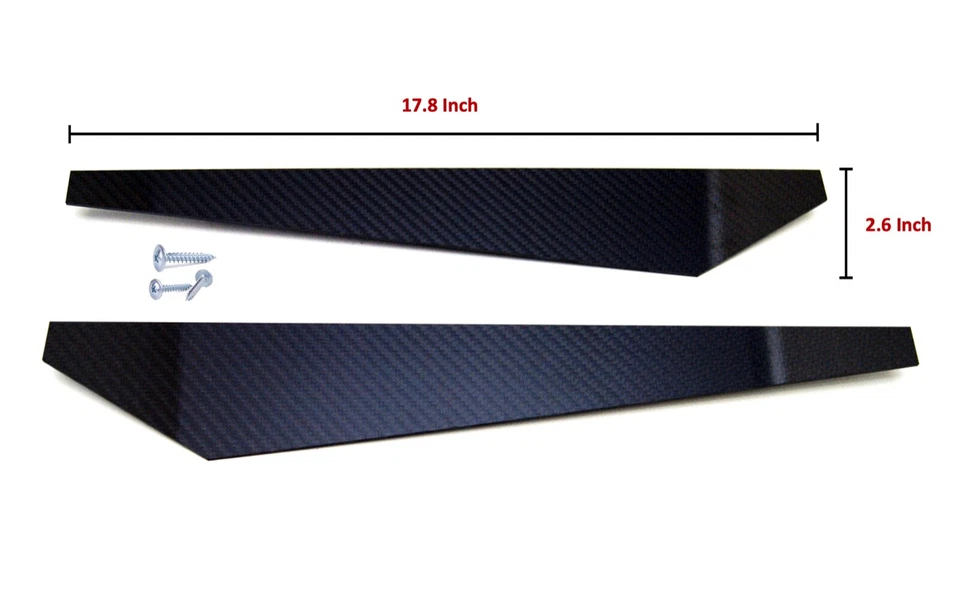 Divisores de parachoques trasero de fibra de carbono para difusor E90 E92 F30 F80 335i M3 M4 Foto 2 de 4