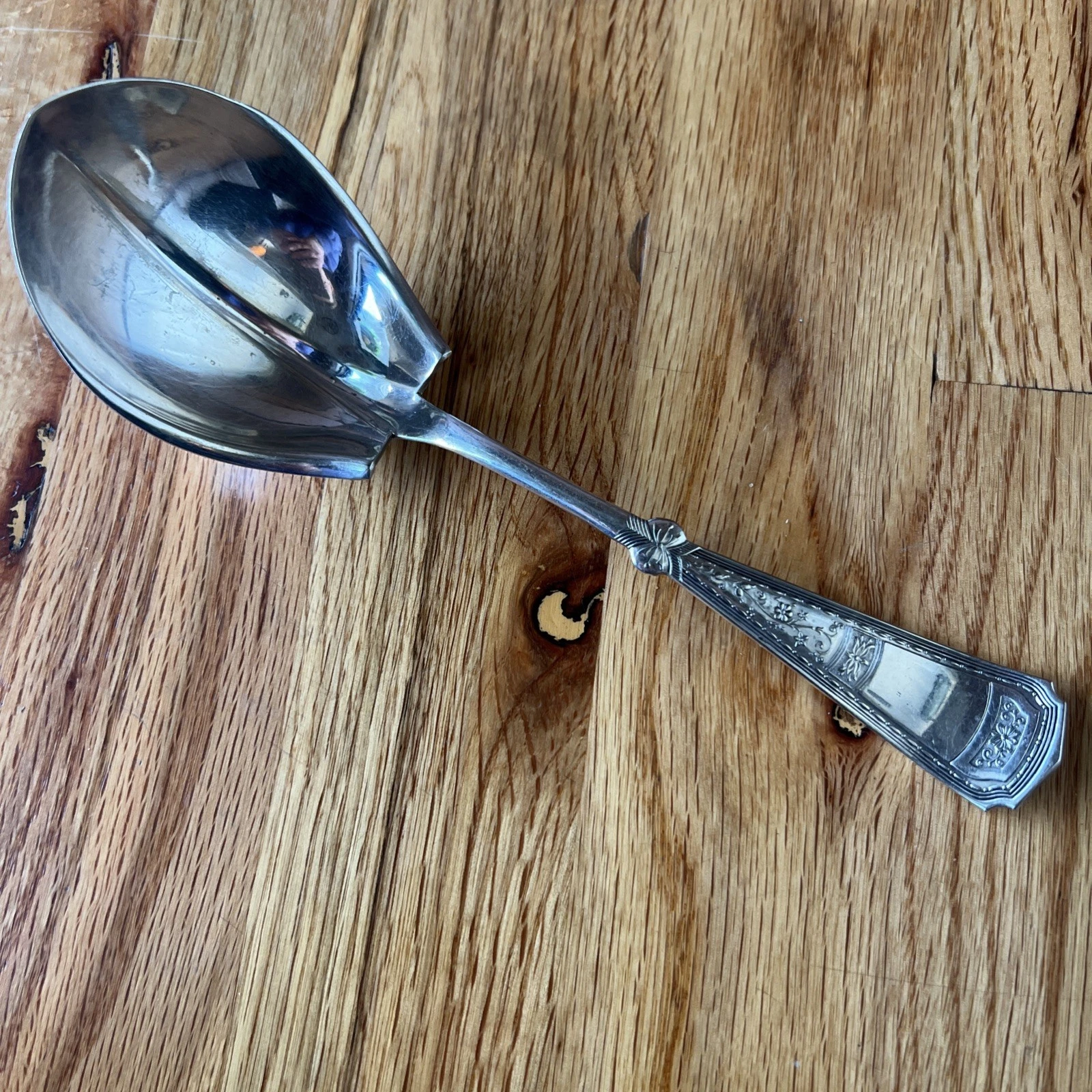 Vintage Rogers Countess 1880 Silverplate Serving Spoon Ornate
