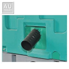 Rubber Drain Connector &Oslash;97 x L340 (with Clamp)