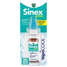 Vicks Sinex SEVERE Nasal Spray with VapoCOOL, Soothing Vicks Vapors,