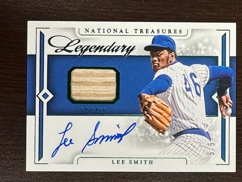 2024 Panini National Treasures Lee Smith Legendary Lumber Signatures Auto 5/5!