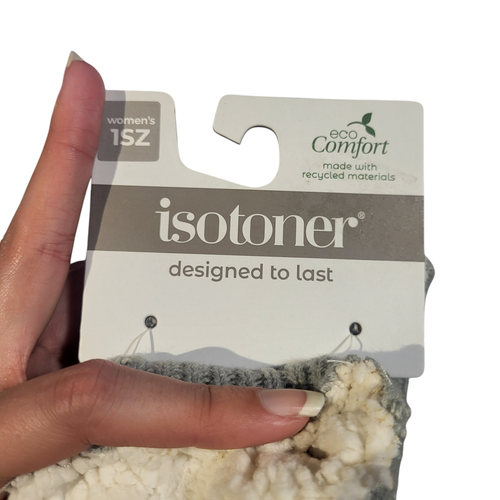 Gants gris Isotoner eco confort neufs avec étiquettes, taille unique - Photo 5/6