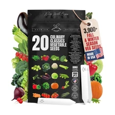 20 Vegetable Seeds For Planting Indoor Outdoor Variety Pack Home Ga... Fast Ship