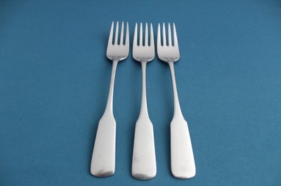 WMF PILGRIM Satin Salad Forks (Set of 3) Stainless Germany 6 7/8''