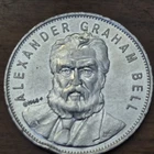 Alexander Graham Bell  Shell's Famous Facts & Faces Shell Gas Station Token