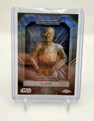 2025 Topps Chrome Star Wars Hyperspace C-3P0 Shadowbox Black  06/10  #HYP-1 SSP