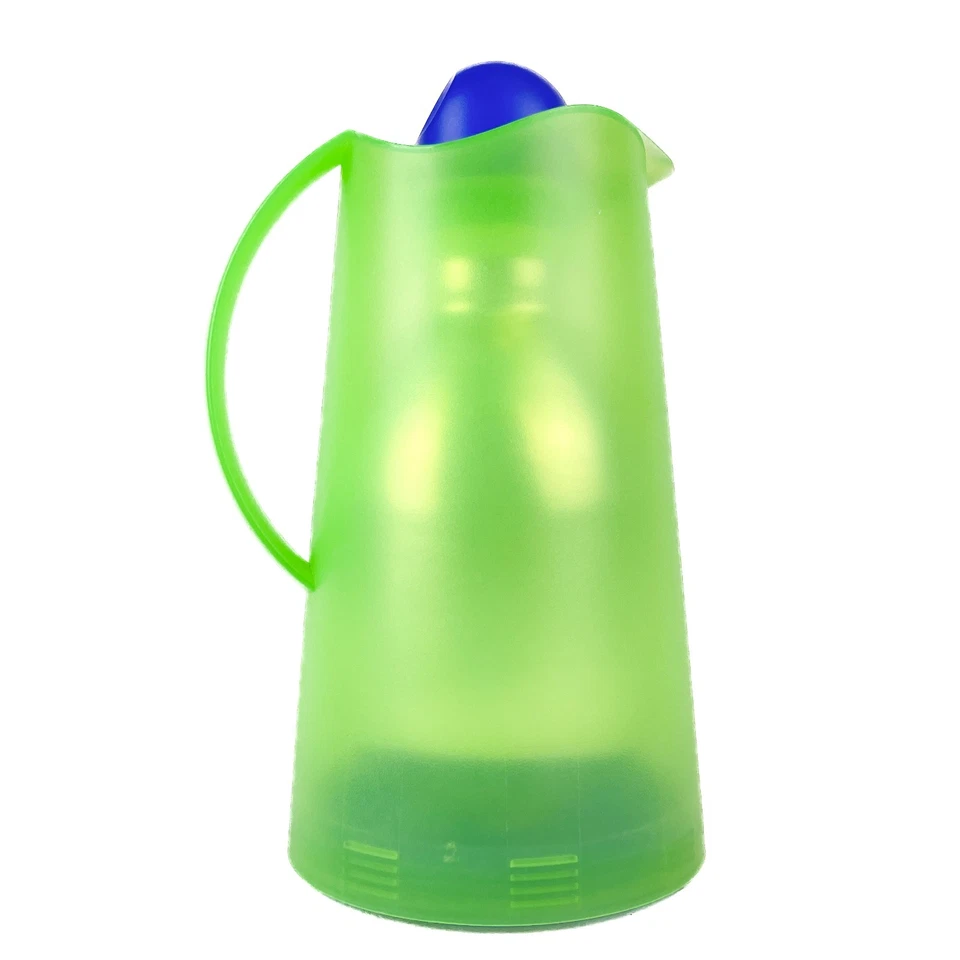 Garrafa térmica Alfi Colours azul limão La Ola com tampa design marrom juliano Alemanha - Imagem 3 de 4