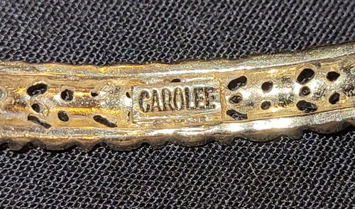 Carolee Gold Tone Bangle Bracelet Fashion Accessory Style - Picture 4 of 5
