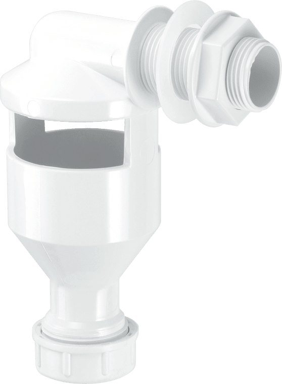 McAlpine TUN-3 Side Inlet Tun Dish with 0.75"" Inlet x 19/23mm Universal Outlet