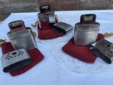 Vintage Jon-E Standard Hand Warmer Lot of 3   1950s, 1965, 1974   w/ Red Pouches