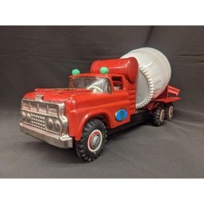Marusan Tin Toy Car Concrete Mixer Truck Bulldog Ford F/S FEDEX From Japan DHL