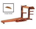 30 Inch Inkle Loom and Weaving Shuttle Bundle Handcrafted from Red Oak