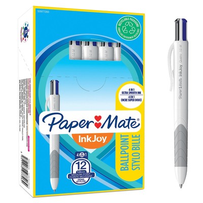 Paper Mate InkJoy Quatro 4-Colour Ballpoint Pen   Business Colours   Medium Poin