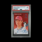 Shohei Ohtani 2023 Topps Chrome Platinum Anniversary Auto PSA 9 - Pop 1