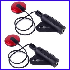 2Pcs Piezo Contact Microphone Pickup for Guitar Violin Banjo Mandolin Ukulele