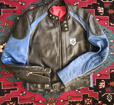 Harro Lederjacke Motorrad Jacke Rennweste vintage 70er 80er Bikerjacke RARITÄT